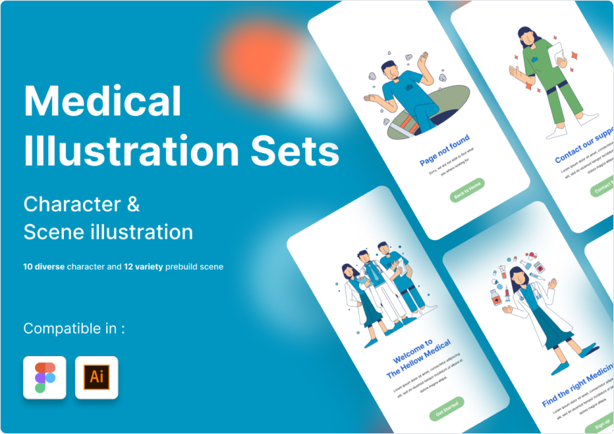 Medical Illustration Sets